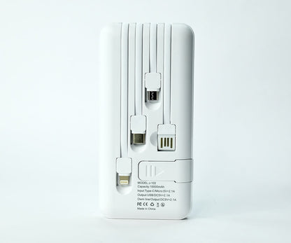 J-cell 10000 mAh Power Bank 5 in 1 Model j-102