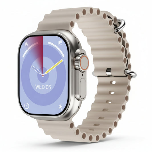 Crown Q200 Smart Watch With Portable Neck Fan